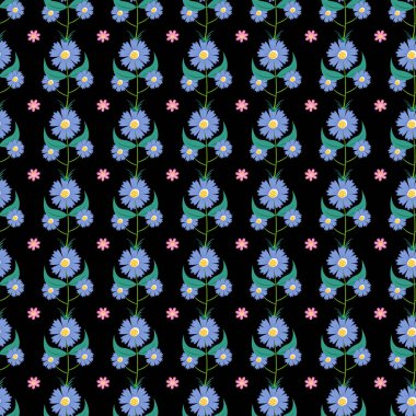 Ücretsiz vektör rengarenk çiçek desenli arkaplan kavramı