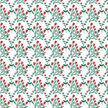 Kış Böğürtlen Örnekleri Kusursuz Vektör Deseni Tasarımı