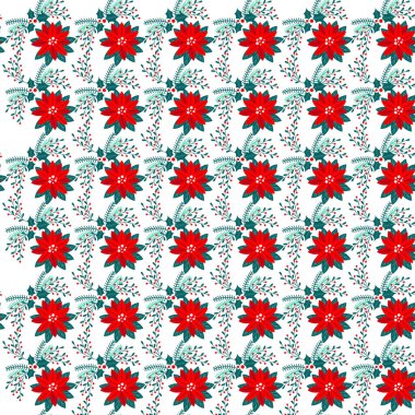 Ücretsiz vektör vintage kırmızı ve mavi çiçek desenli arkaplan, sanat eserleri