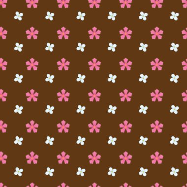 Arkaplanda serbest vektör papatya deseni