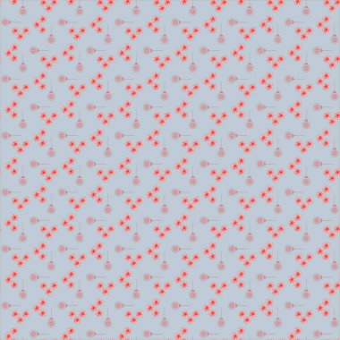 Serbest vektör pembe çiçek deseni