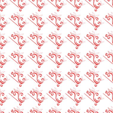 Serbest vektör desenli bandana deseni