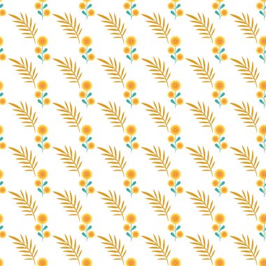 Serbest vektör el çizimi renk deseni tasarımı