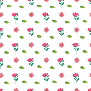 Ücretsiz vektör vintage dikişsiz çiçek deseni