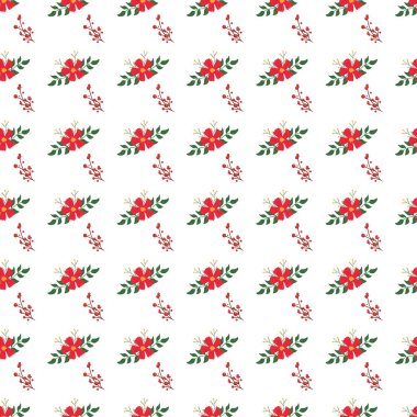 Serbest vektör el çizimi Noel deseni tasarımı .