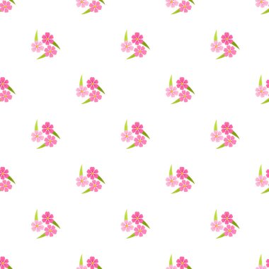 Serbest vektör el çizimi küçük çiçek deseni tasarımı