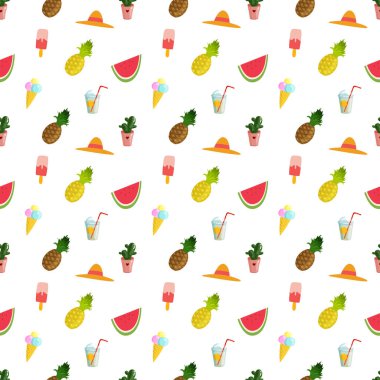 Serbest vektör el çizimi yaz modeli