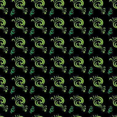 Serbest vektör renkli girdaplar deseni