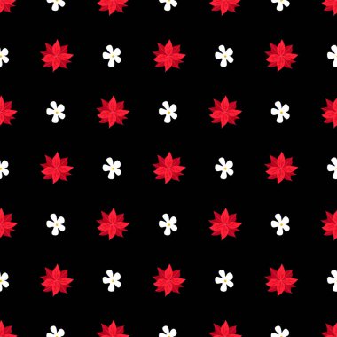 Kış Sezonu Kusursuz Vektör Deseni Tasarımı