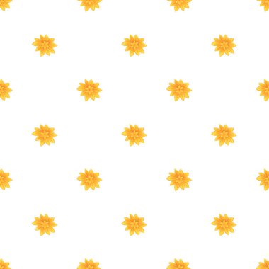 Düz çiçek desenli tasarım