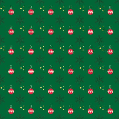 Düz Noel sezonu desen tasarımı