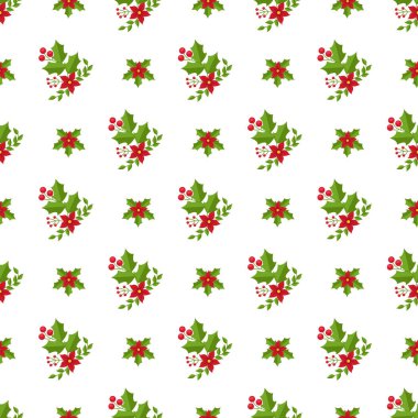 Sessiz bir Noel Gecesi Kusursuz Vektör Deseni