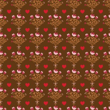 Benim Komik Sevgililer Günü Kusursuz Vektör Desenim