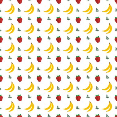 Düz yaz tropikal desen tasarımı