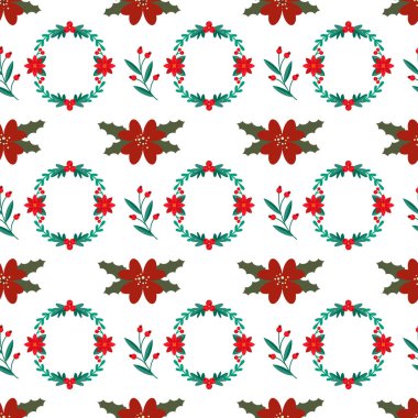 Serbest vektör karizması Çiçeksiz desen tasarımı .