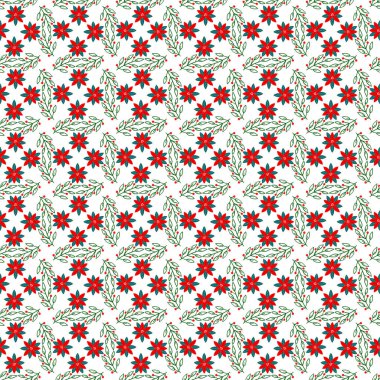 Serbest vektör karizması Çiçeksiz desen tasarımı .