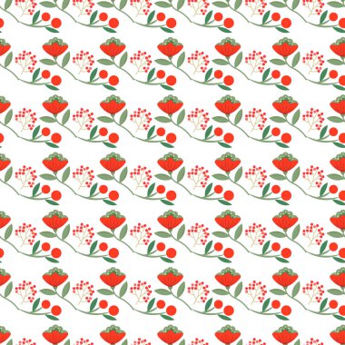 Serbest vektör karizması Çiçeksiz desen tasarımı .