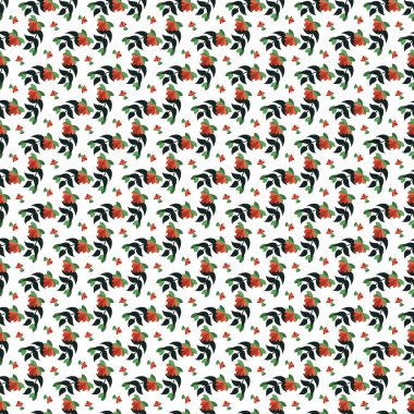 Noel Hazırlıkları Kusursuz Vektör Deseni Tasarımı