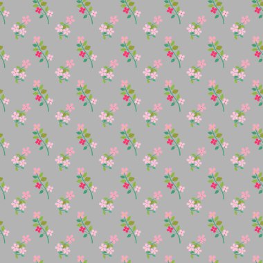 Ağaç dalları olan zarif yapraksız desen karalama stilinde sonsuz iz bırakır.