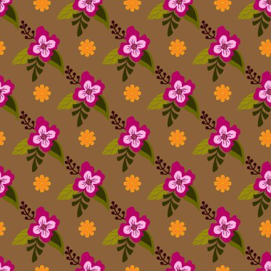 Çiçeksiz desensiz tasarım vektör çizimi