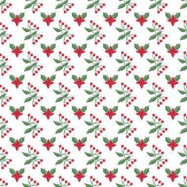 Kış mevsimi için güzel basit bir desen tasarımı