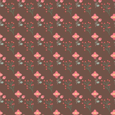 Yumuşak renk tonlarında çiçek süslemeleri ve süper yumuşak kış tasarımı