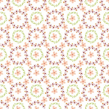 Güzel Şekillendirilmiş Kusursuz Vektör Deseni Tasarımı