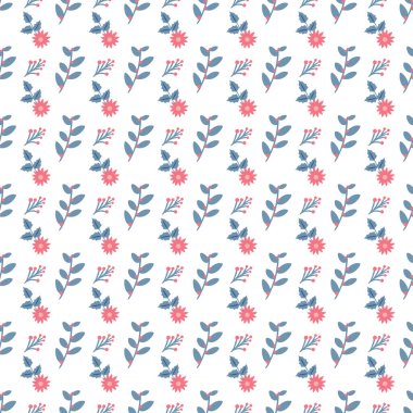 Noel Ormanı Kusursuz Vektör Deseni Tasarımı