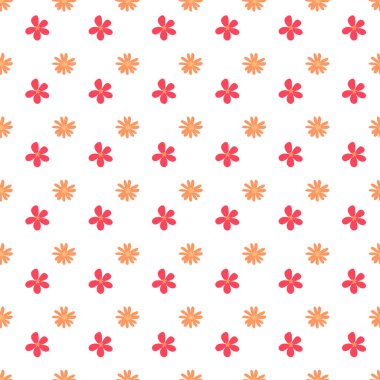 Çiçek desenli, el çizimi çiçekler ve çiçek elementleri..