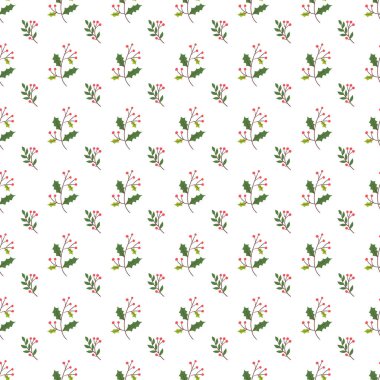 Noel Hazırlıkları Kusursuz Vektör Deseni Tasarımı