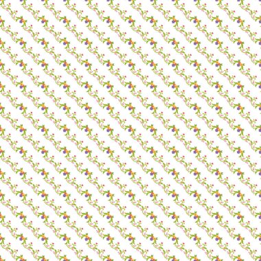 Beyaz arka planda turuncu renkli yeşil sarmaşıklarla süslenmiş çiçeksiz desenler. Tekstil, duvar kâğıtları ve dekoratif tasarım uygulamaları için mükemmel..