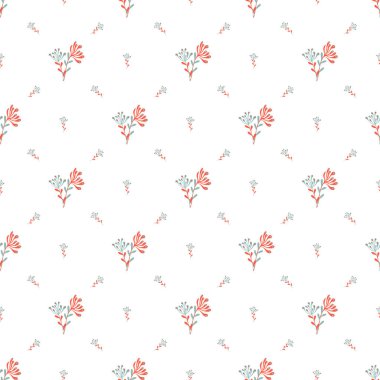 Zarif, pürüzsüz çiçek deseni. Yumuşak turuncu ve gri çiçekleri var. Beyaz arka planda uyum içinde dizilmiş. Tekstil tasarımları, duvar kâğıtları ve hassas estetik projeler için mükemmel..