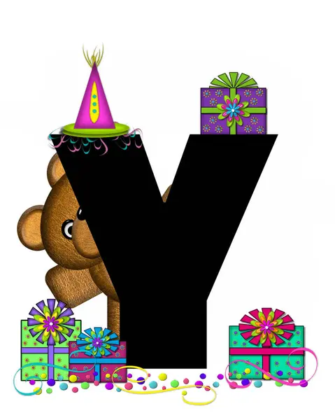 Stock image The letter Y, in the alphabet set 