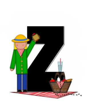 The letter Z, in the alphabet set 