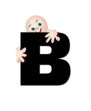 Alfabe setindeki B harfi 