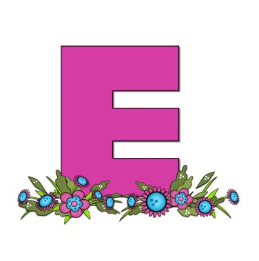 Alfabe setindeki E harfi 