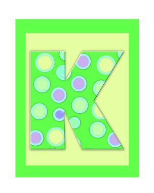 Alfabedeki K harfi 