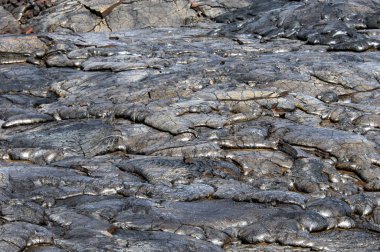 Hawaii 'nin Büyük Adası' ndaki Hawaii Volkanik Parkı 'nda 