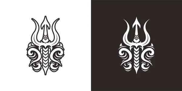 Trishul kabile dövme vektörü