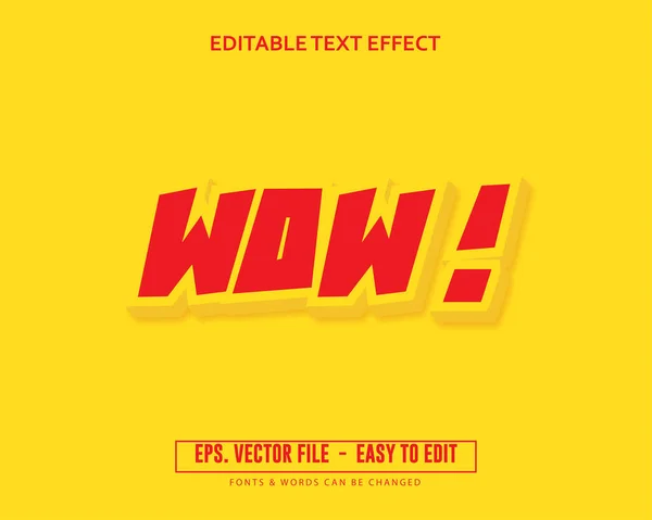 Düzenlenebilir metin efekti 3D çizgi roman sarısı