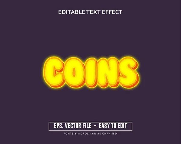 Düzenlenebilir sarı metin efekti