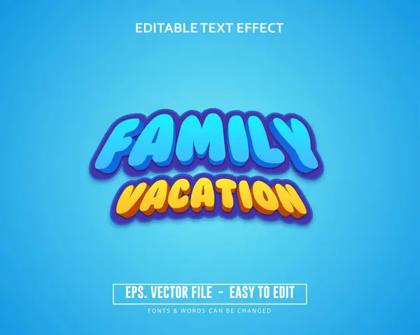 Düzenlenebilir 3B çizgi film metin efekti trend biçimi