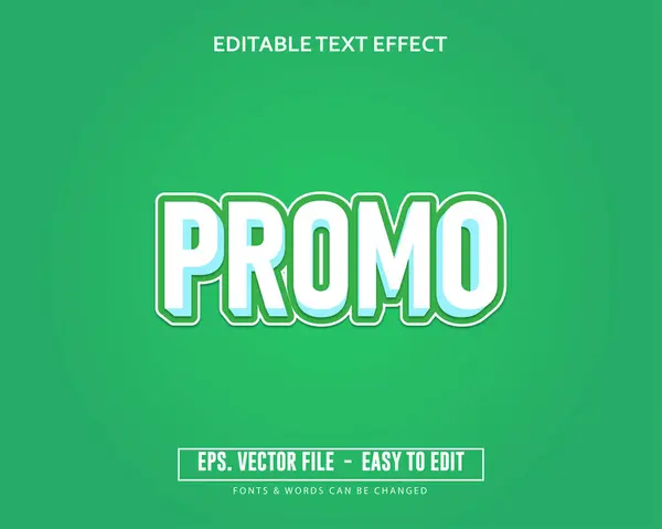 düzenlenebilir yeşil promo metin efekti trend biçimi