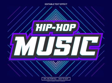 Modern 3B metin efekti müzik konserleri için uygundur