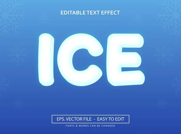 Modern 3B buz metin efekti