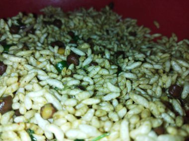 Lezzetli yiyeceklere yakın.