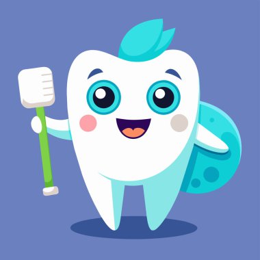 Diş bakımı illüstrasyon seti. Doktor dişçi ve tıbbi personel hastaların dişleriyle ilgileniyorlar. Profesyonel diş temizliği, ağız temizliği ve beyazlatma konsepti. Vektör illüstrasyonu.