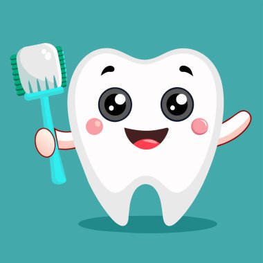 Diş bakımı illüstrasyon seti. Doktor dişçi ve tıbbi personel hastaların dişleriyle ilgileniyorlar. Profesyonel diş temizliği, ağız temizliği ve beyazlatma konsepti. Vektör illüstrasyonu.