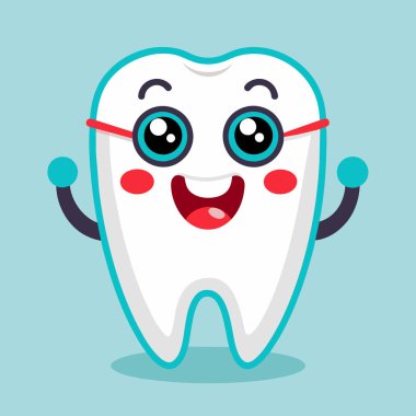 Diş bakımı illüstrasyon seti. Doktor dişçi ve tıbbi personel hastaların dişleriyle ilgileniyorlar. Profesyonel diş temizliği, ağız temizliği ve beyazlatma konsepti. Vektör illüstrasyonu.