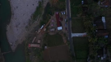 Hava Aracı Nehri Opak Bantul Manzarası Endonezya